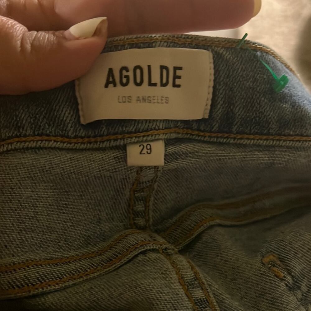 AGOLDE light wash skinny jeans 29 - Picture 2 of 6